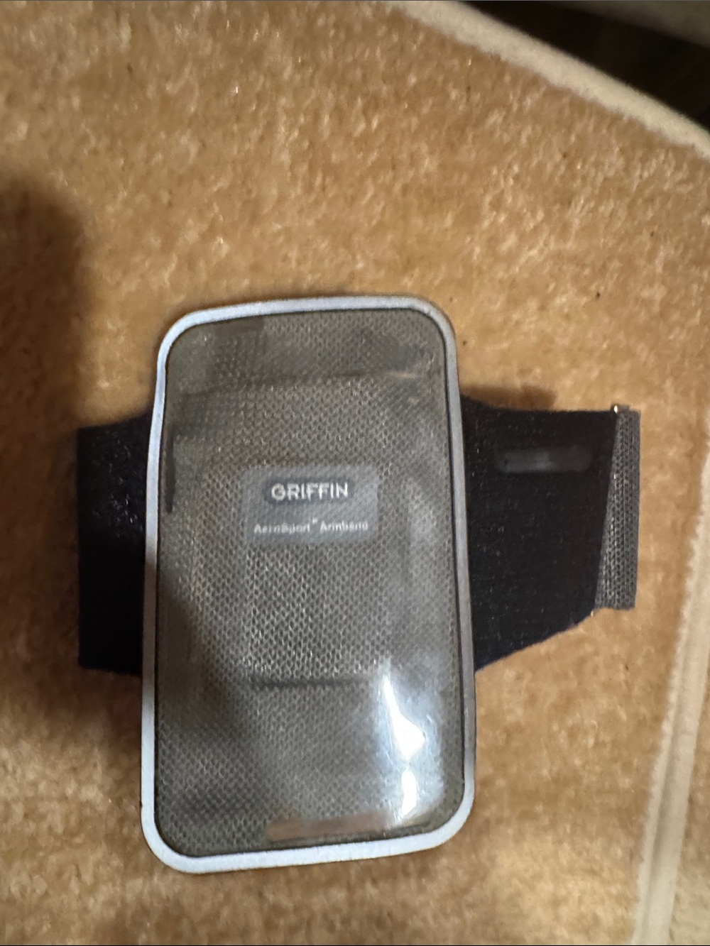 Griffin Clear-Front Black Armband Phone Holder